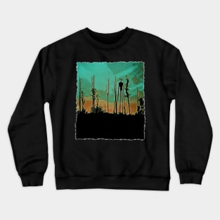 Woodland Siren Silhouette Crewneck Sweatshirt